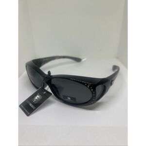 Barricade Polarized Bling Fit Over Sunglasses UV400 Protection Oversized